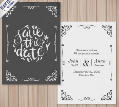 template undangan pernikahan format cdr